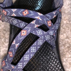 Chaco Shoes - Blue and Orange Chacos Chaco Shoes - Blue and Orange Chacos